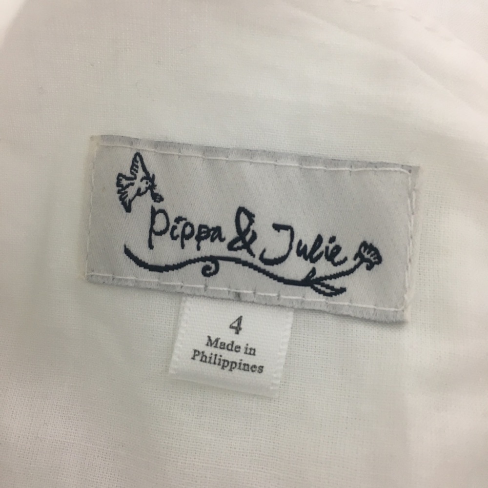 white cotton dress for girls - Picture 10 of 10